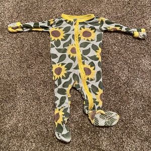 KicKee Pants footies zip-up